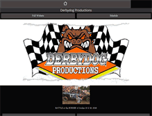Tablet Screenshot of derbydog-productions.com